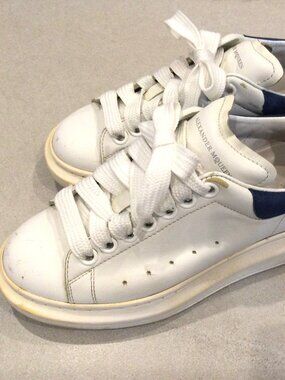 Alexander McQueen Oversize leather low trainers SZ 36